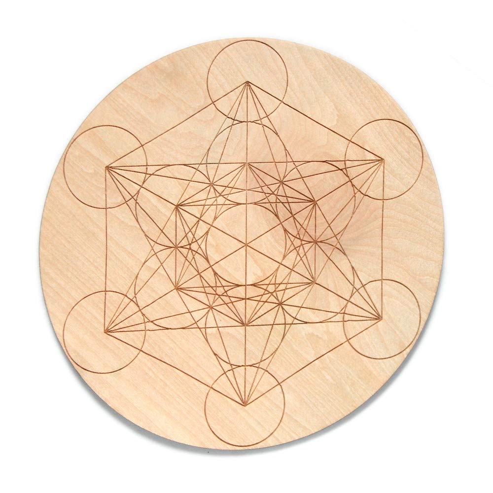 Amazon.com: Wood Crystal Grid Altar Chakra Crystal Healing Sacred